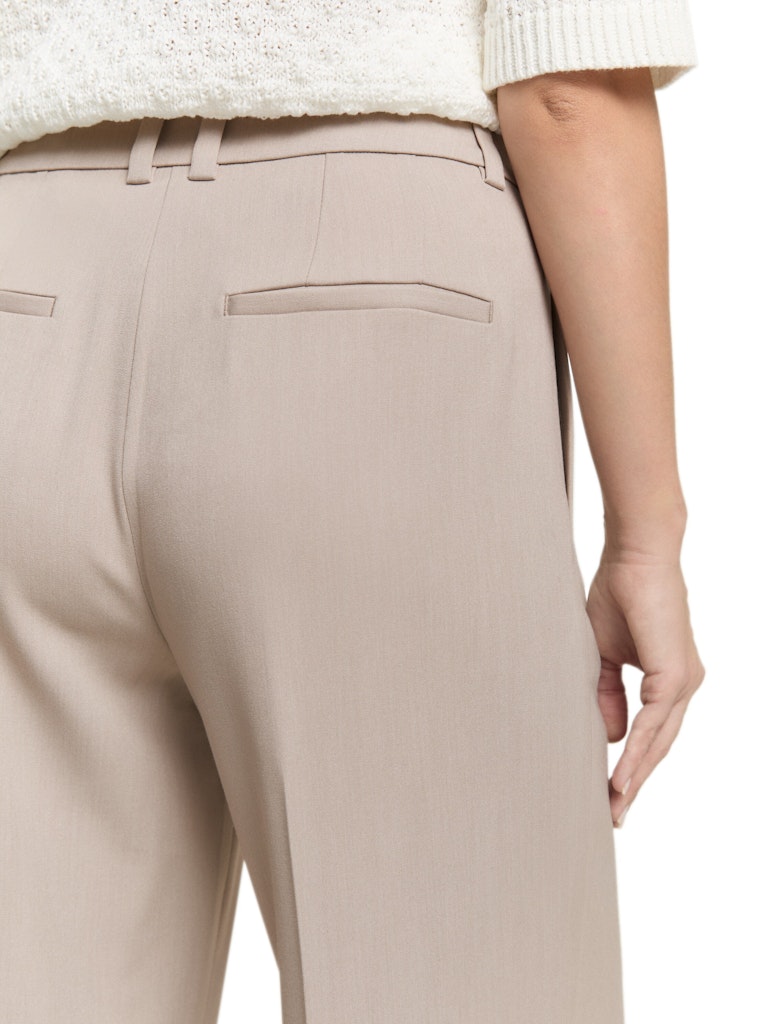 1048856 TOM TAILOR wmn - LEA wide leg 39348 cream beige