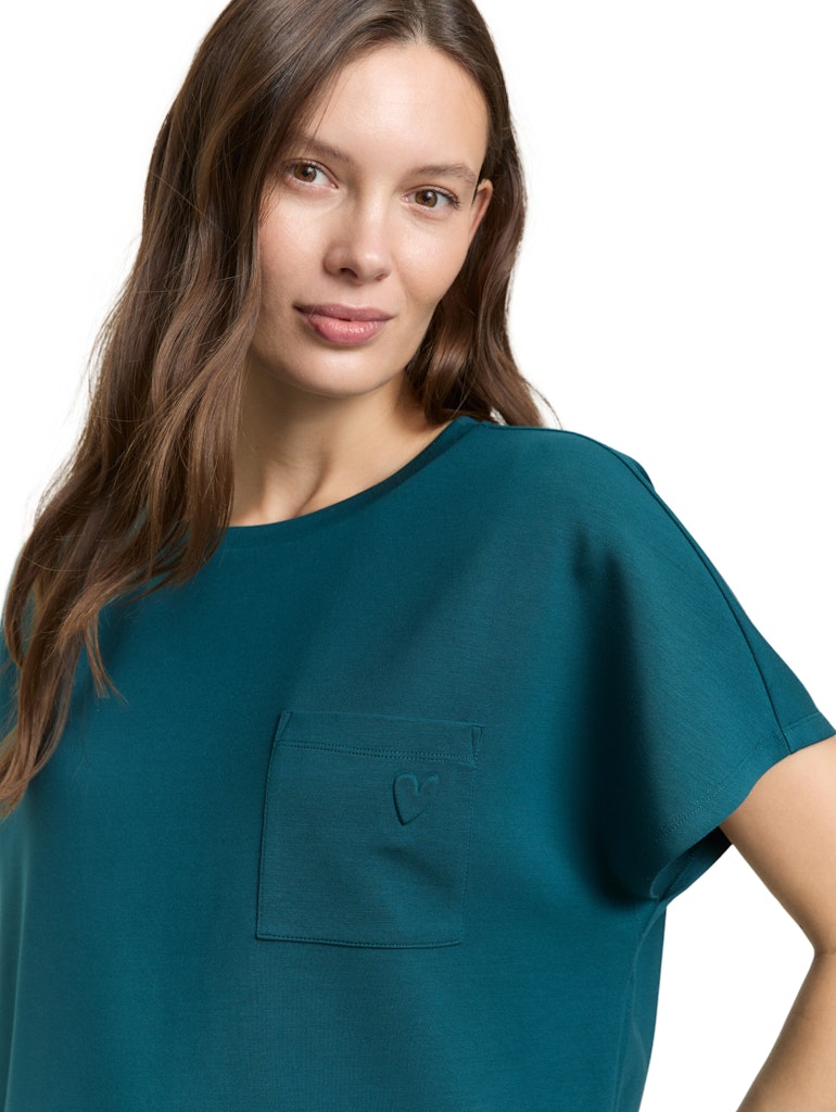 1050844 TOM TAILOR wmn - T-Shirt 12818 dark green
