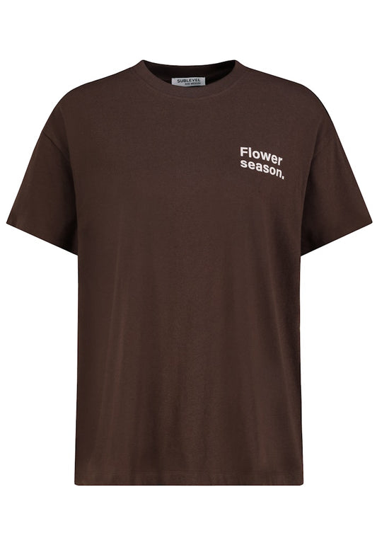 D12022AH02645V AUTHENTIC STYLE wmn - T-Shirt mit Backprint 21400 hazel brown