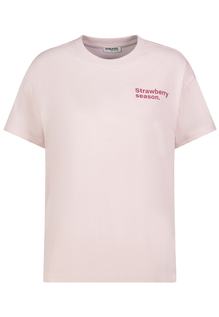 D12022AH02645V AUTHENTIC STYLE wmn - T-Shirt mit Backprint 13200 cotton candy rose