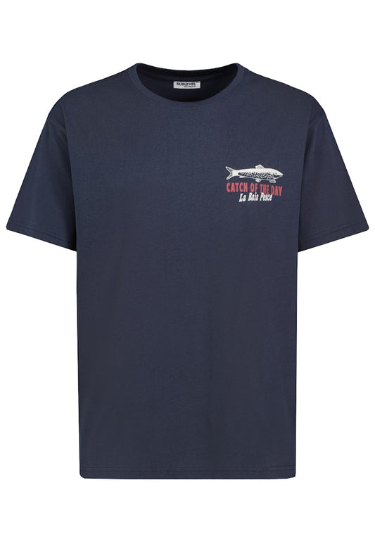 H12022AH22651A AUTHENTIC STYLE men - T-Shirt 19400 night navy