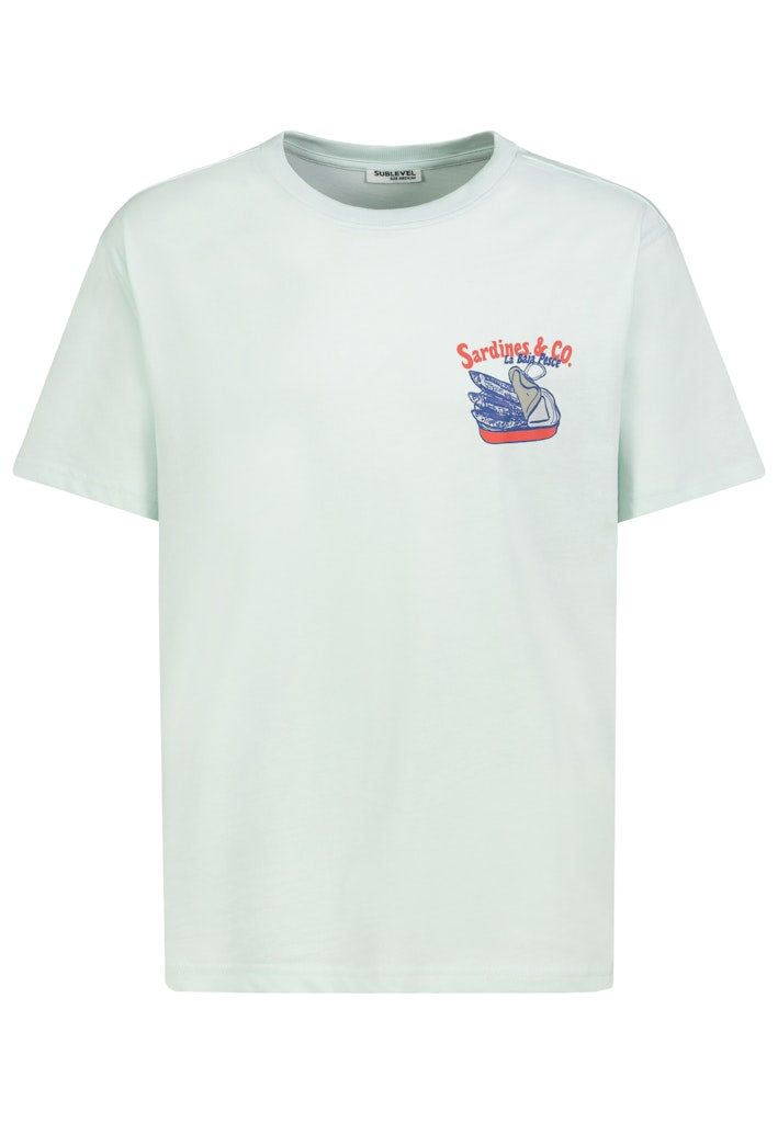 H12022AH22651A AUTHENTIC STYLE men - T-Shirt 12100 opal mint