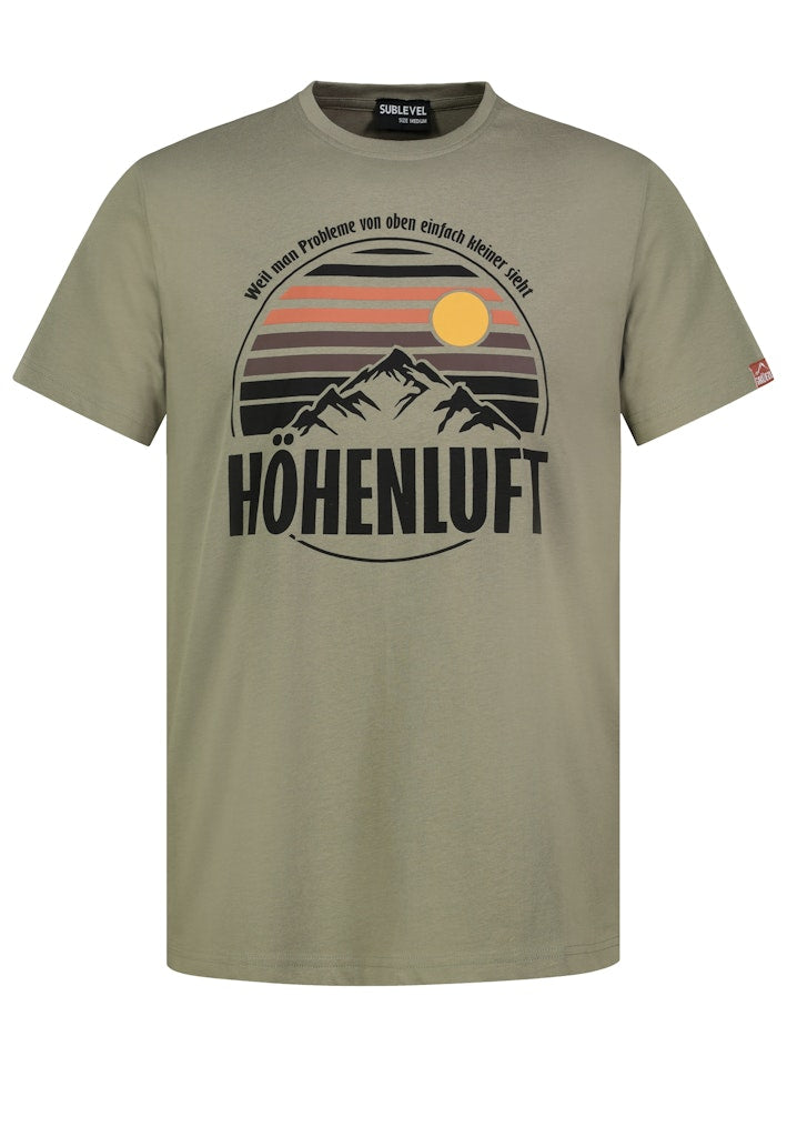 H12022M22654A AUTHENTIC STYLE - T-Shirt mit Print 12300 mineral green