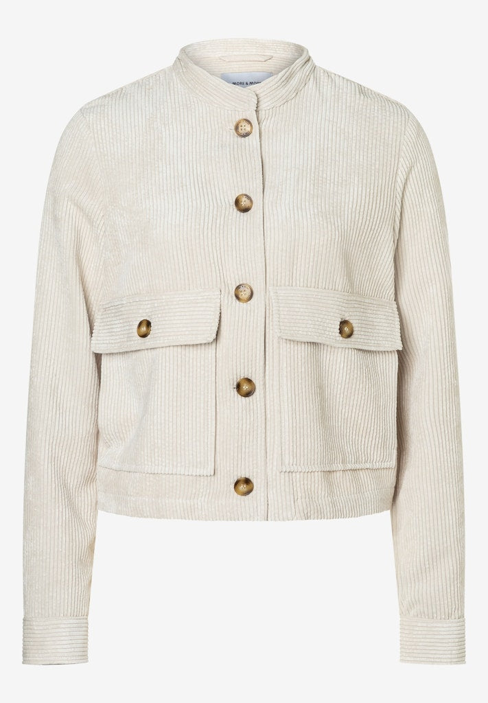 51106057 MORE&MORE - Soft Corduroy Jacket 0031 powder creme