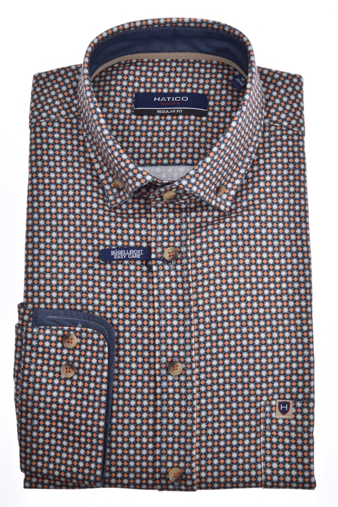 HATICO- Sport Hemd Regular Fit Lan