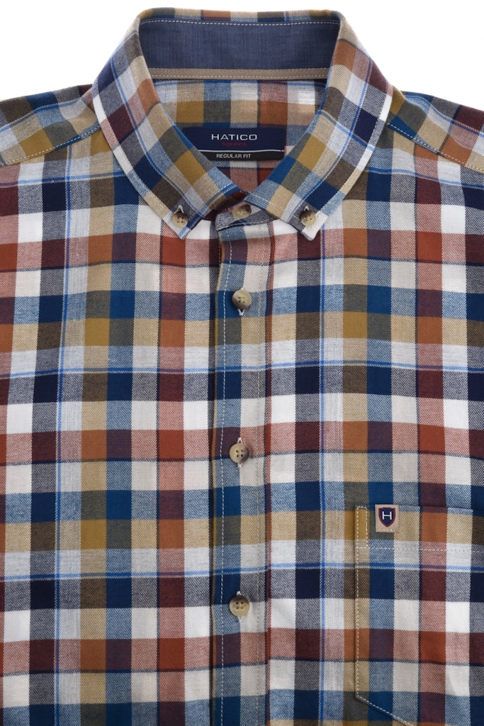 E20025-31201 HATICO - Hemd regular Fit 980 karo multicolor