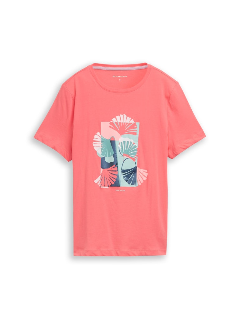 1051799 TOM TAILOR wmn - T-Shirt 40029 soft coral pink