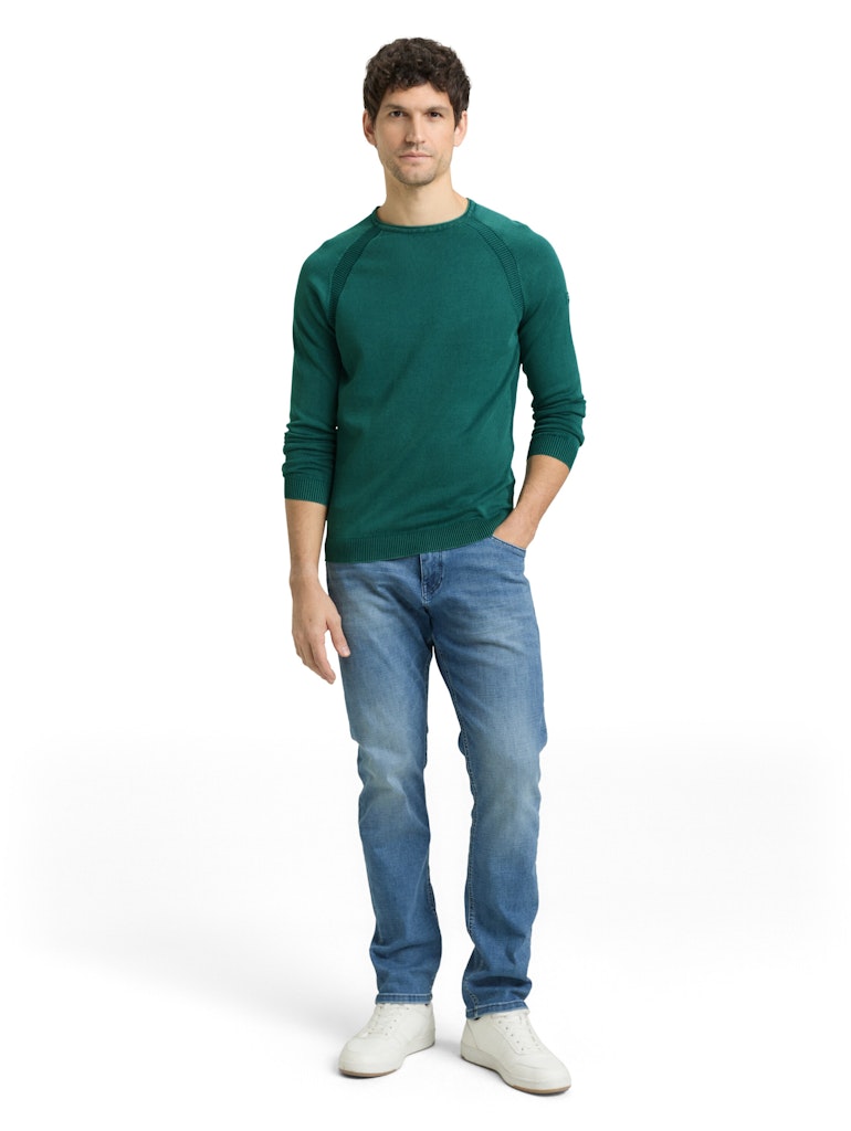 1050094 TOM TAILOR men - Pullover 12818 deep meadow green