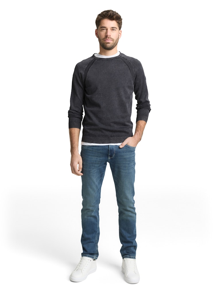 1050094 TOM TAILOR men - Pullover 10668 sky captain blue
