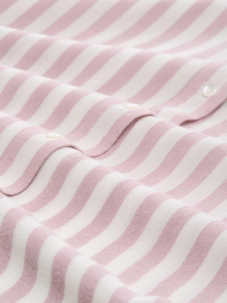 1049812 TOM TAILOR wmn - Loose Fit Bluse mit Streifen 39655 light elderberry stripe