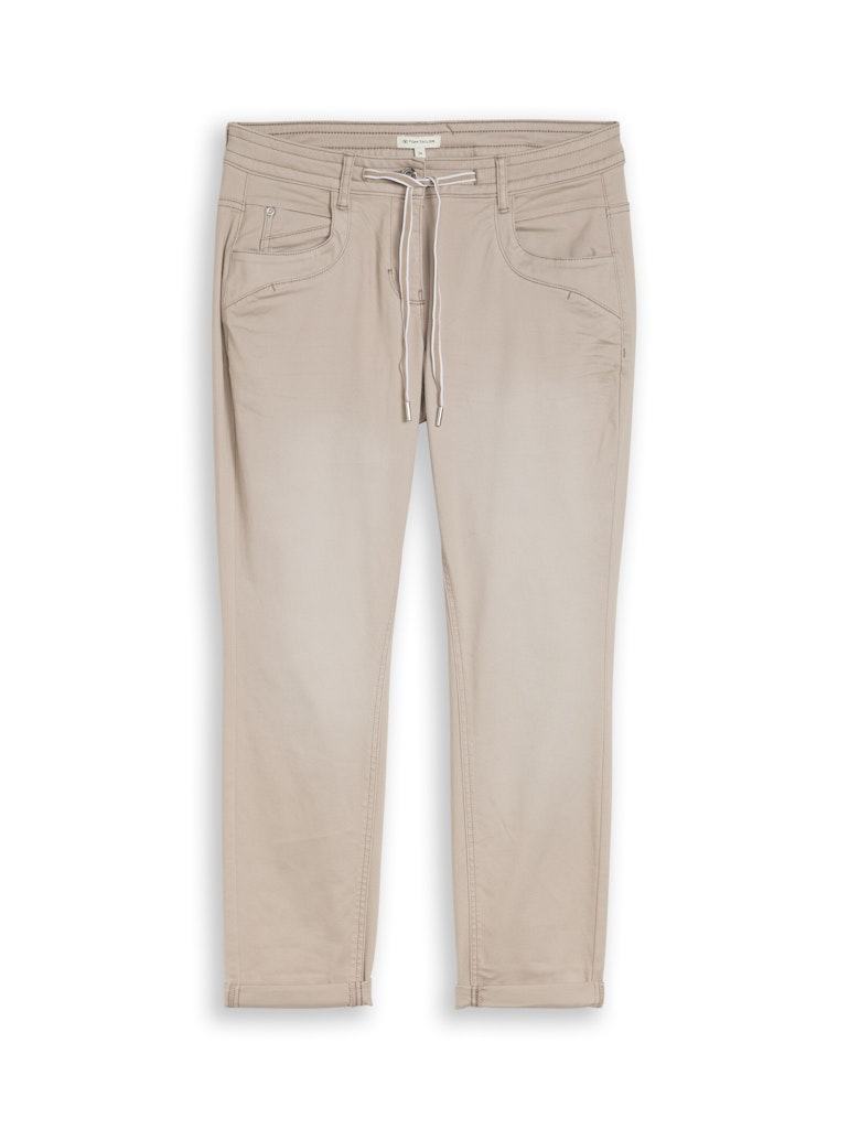 1040963 TOM TAILOR wmn - Hose tapered relaxed 32208 ashbeige