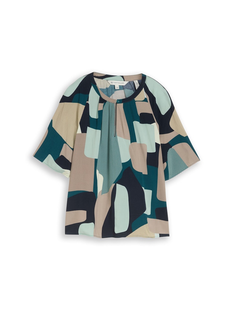 1049802 TOM TAILOR wmn - Bluse 39722 abstract stripe print