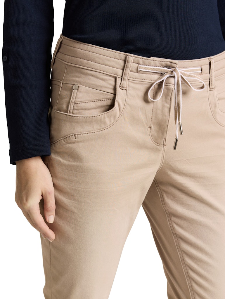 1040963 TOM TAILOR wmn - Hose tapered relaxed 32208 ashbeige