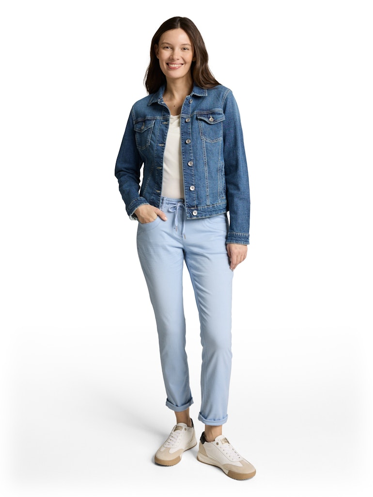 1040963 TOM TAILOR wmn - Hose tapered relaxed 11270 bright blue