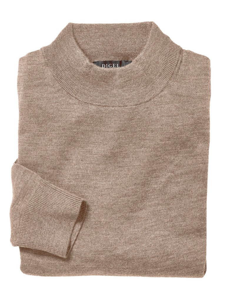 1001803 DADOR - DIGEL Stehkragenpullover aus extrafeiner Merinowolle 76 beige