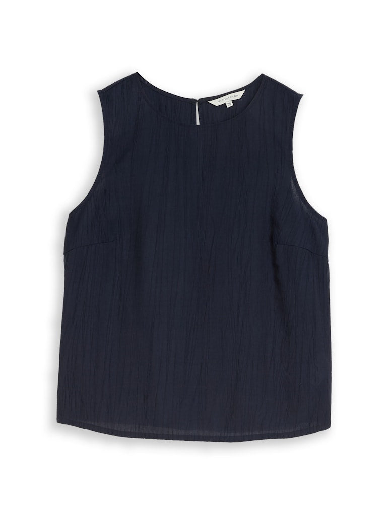 1049815 TOM TAILOR wmn - Blusentop 10668 sky captain blue