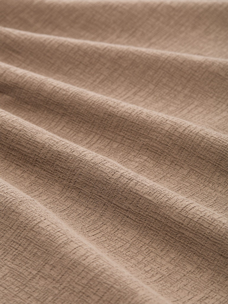 1050475 TOM TAILOR wmn - Loose Fit T-Shirt mit Reverskragen 36516 taupe grey