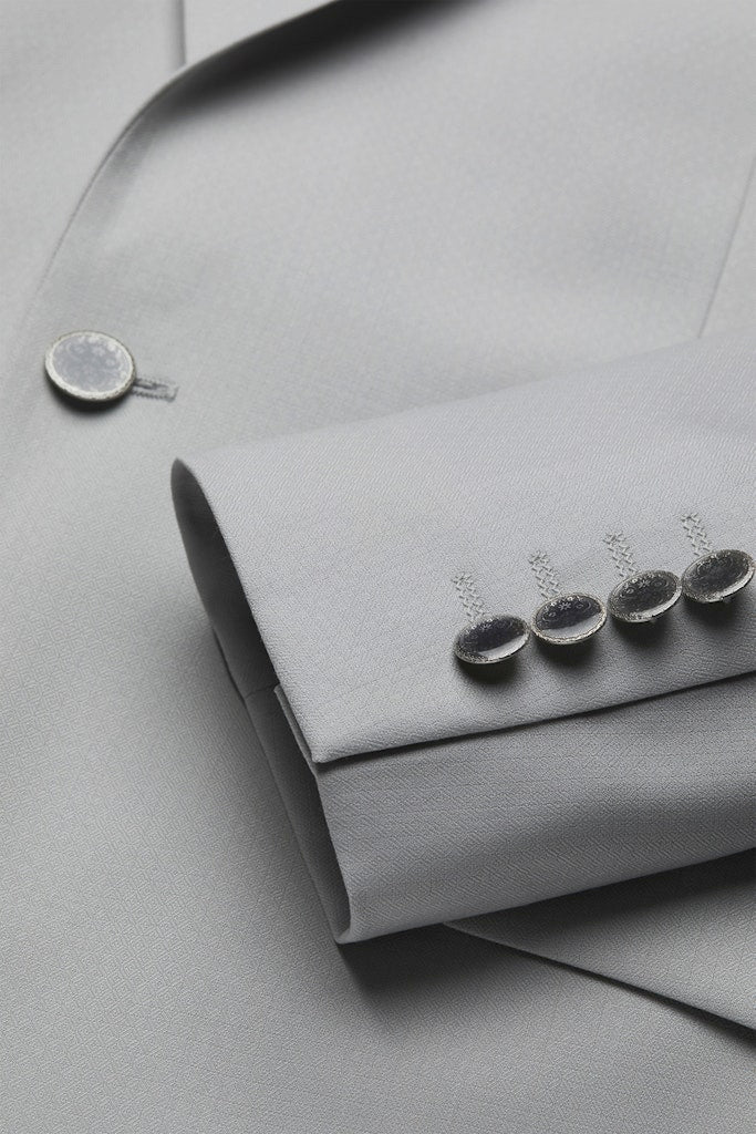 1160926 RAYMOND - DIGEL Ceremony Sakko slim fit 46 hellgrau