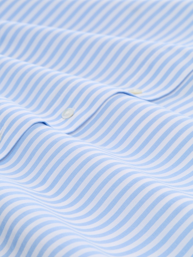 1049805 TOM TAILOR wmn - Hemdbluse mit 3/4-Arm 38652 dreamy blue white small stripe