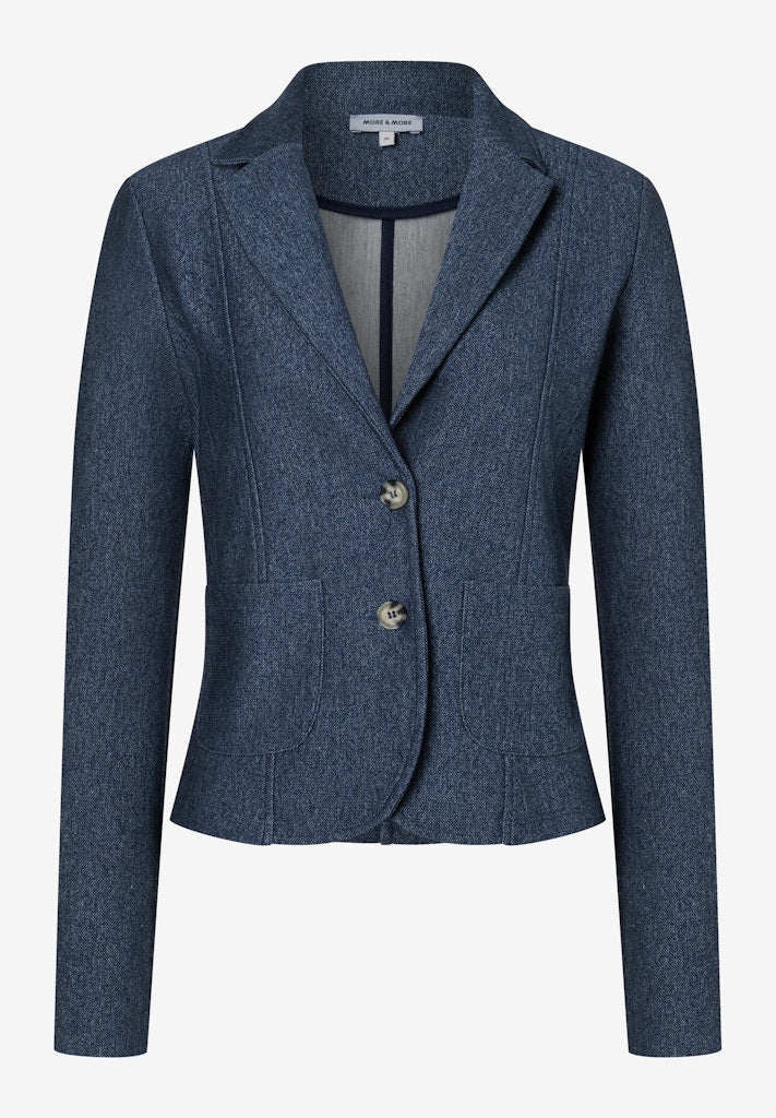 61816600 MORE&MORE - Jersey-Blazer denim Optik 0963 summer lavender
