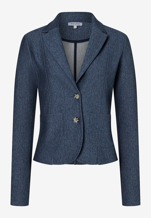 61816600 MORE&MORE - Jersey-Blazer denim Optik 0963 summer lavender