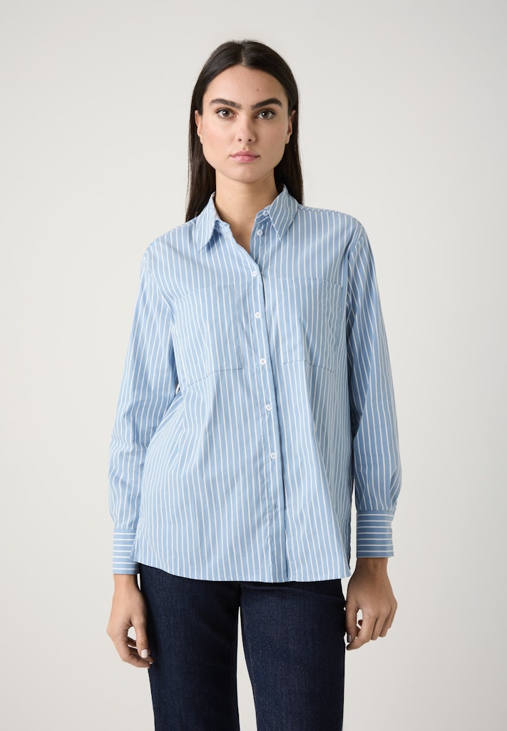 51932480 MORE&MORE - Long Shirt Blouse 2339 stripes