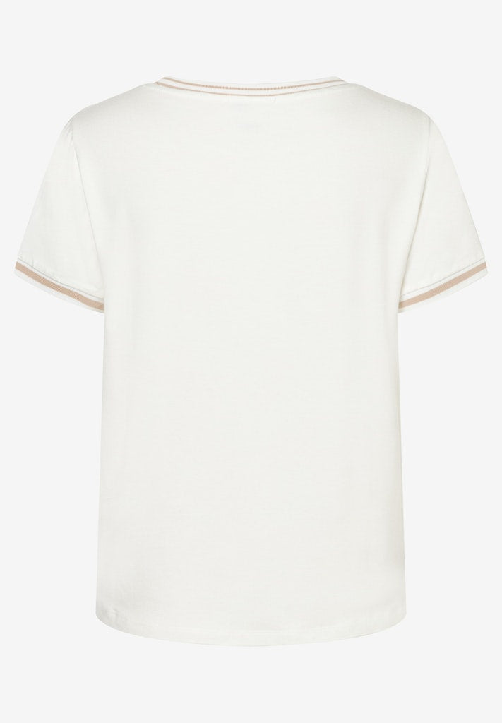 61810518 MORE&MORE - Contrast Shirt 0041 off white