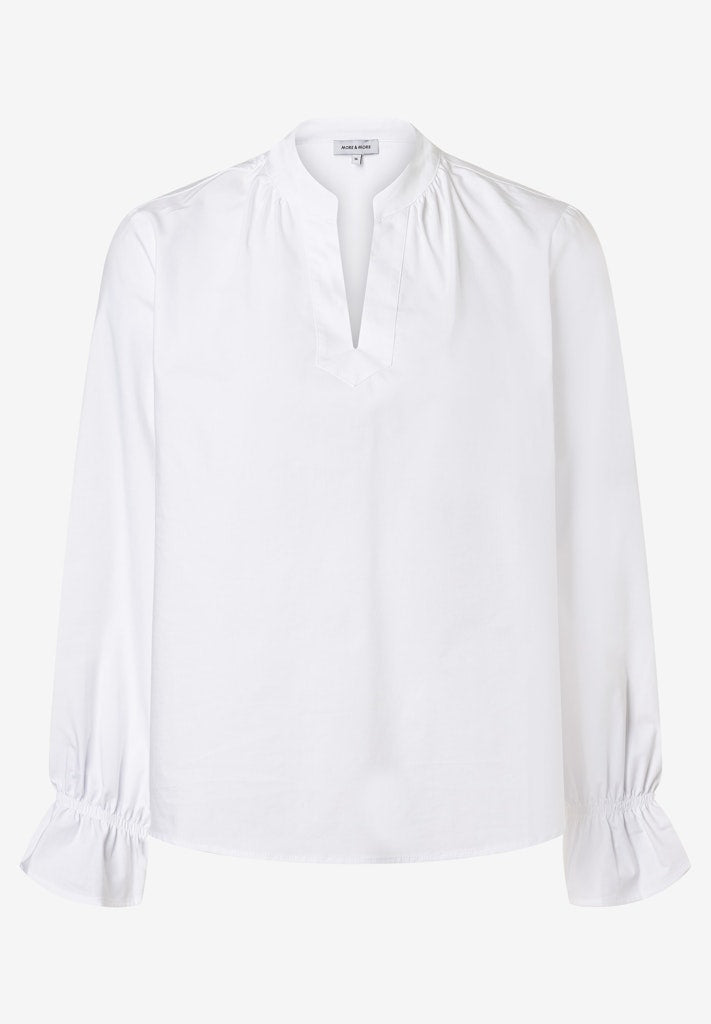 51912055 MORE&MORE Cotton Blouse 0010 white