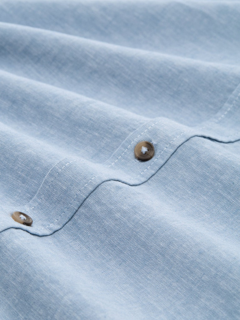 1049611 TOM TAILOR men - Hemd 39542 bleeched blue chambray