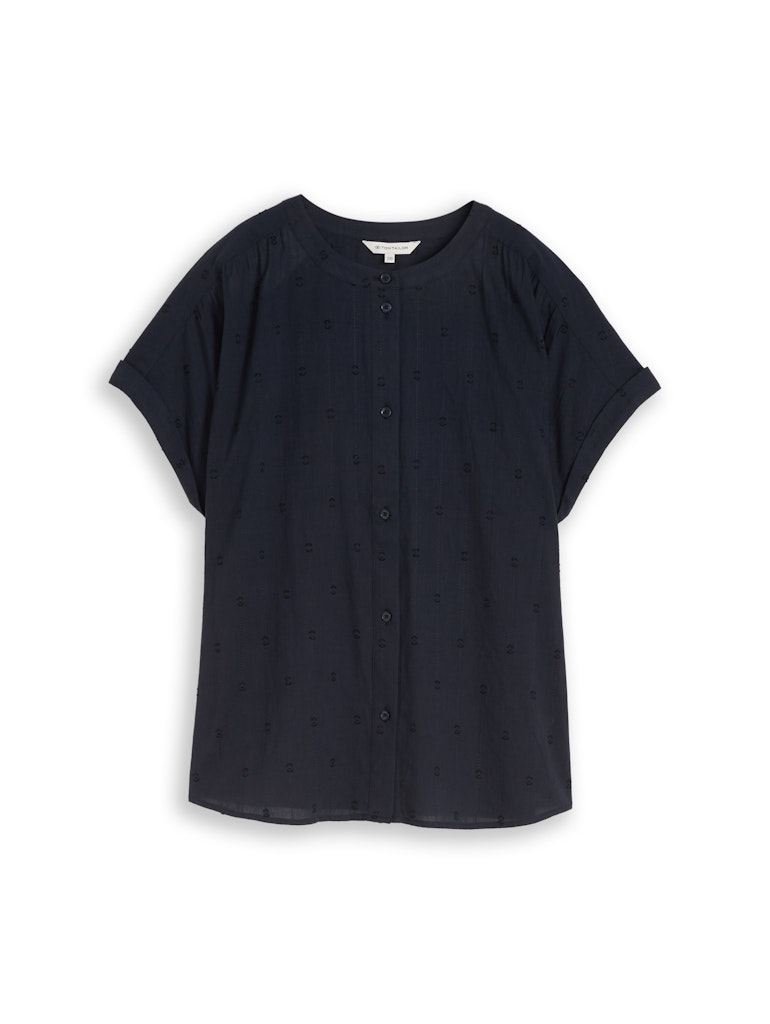 1049807 TOM TAILOR wmn - Loose Fit Bluse 10668 sky captain blue