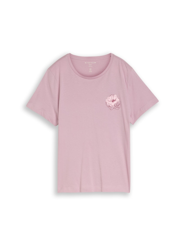 1050414 TOM TAILOR wmn - T-Shirt 36847 light elderberry