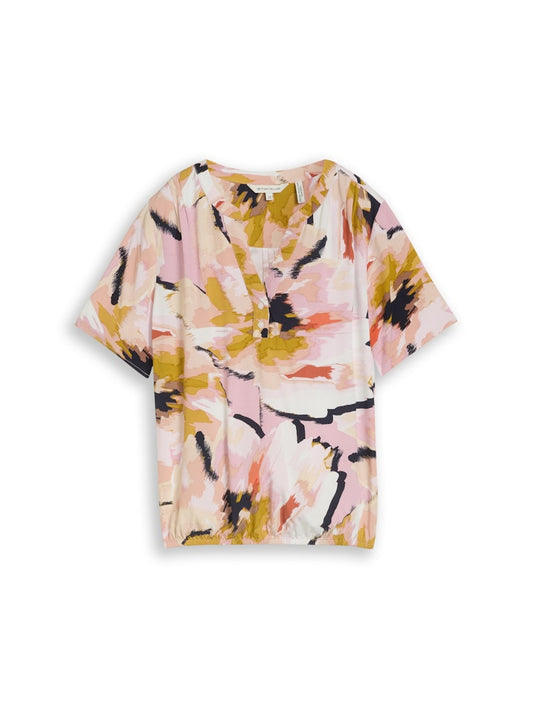 1049796 TOM TAILOR wmn - Schlupfbluse 39736 big abstract flower print