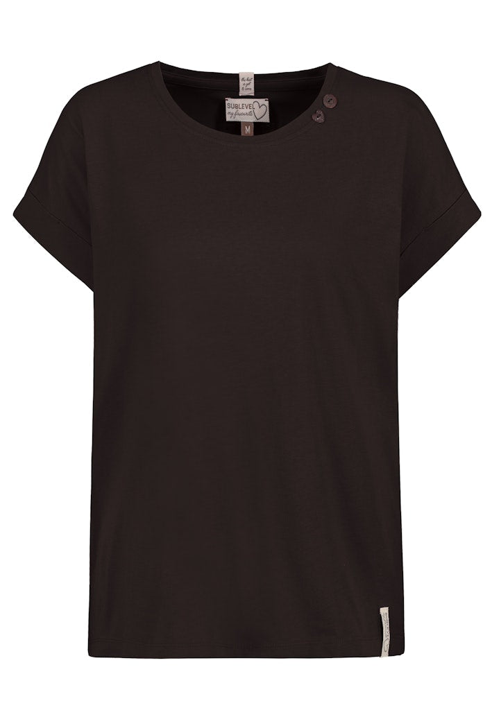 D12041M02460G2 AUTHENTIC STYLE wmn - T-Shirt 21400 deep chocolate brown