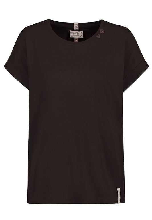 D12041M02460G2 AUTHENTIC STYLE wmn - T-Shirt 21400 deep chocolate brown