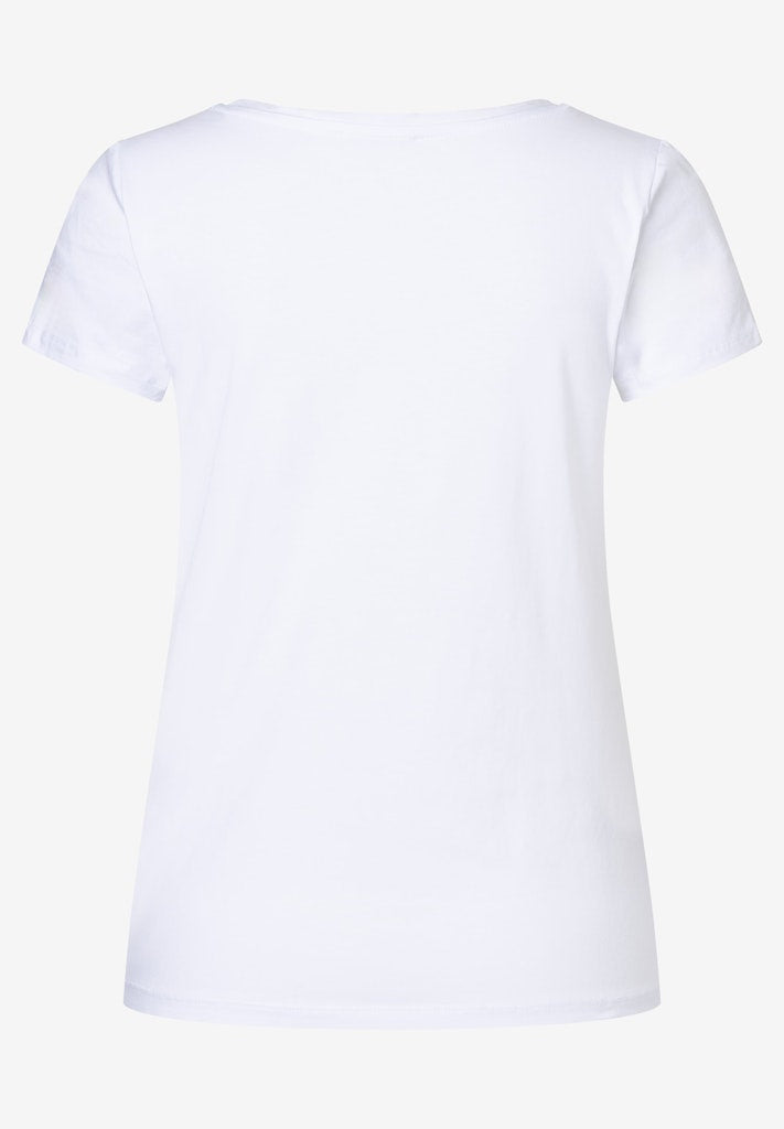 61810563 MORE&MORE - T-Shirt with Placement Print 0010 white