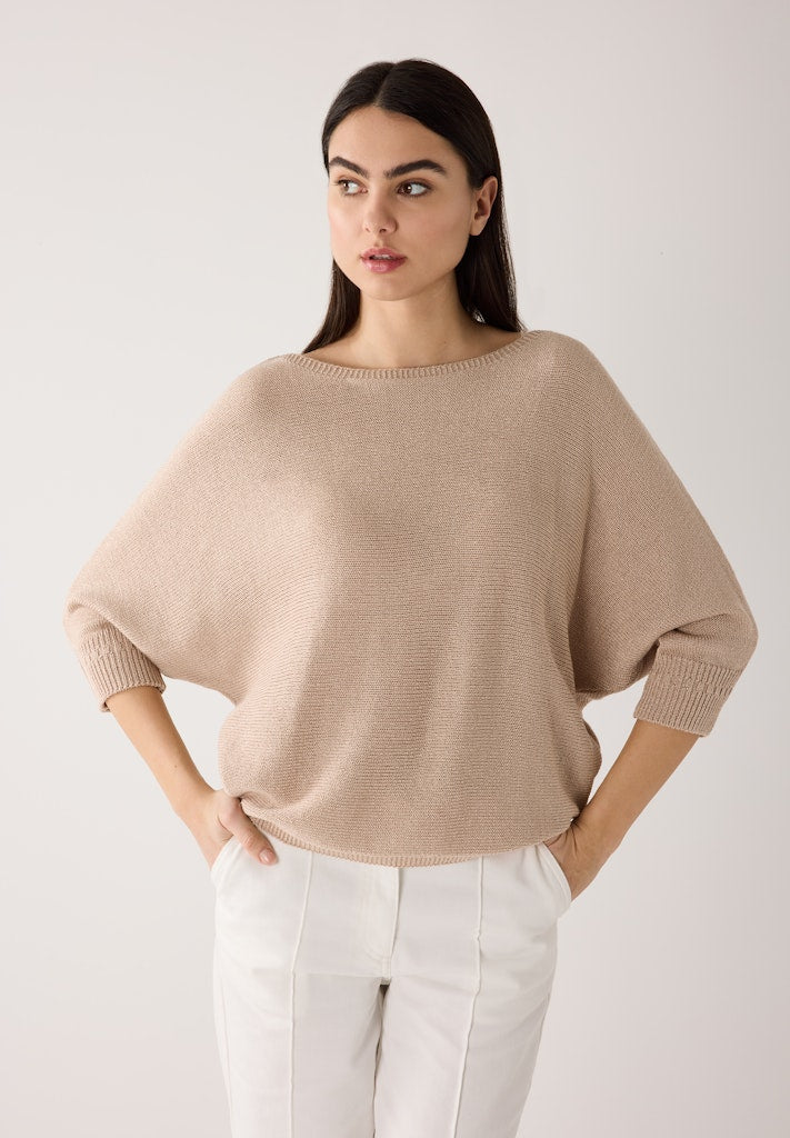 61811471 MORE&MORE - Dolman Pullover 3/4 Sleeve 0214 powder beige