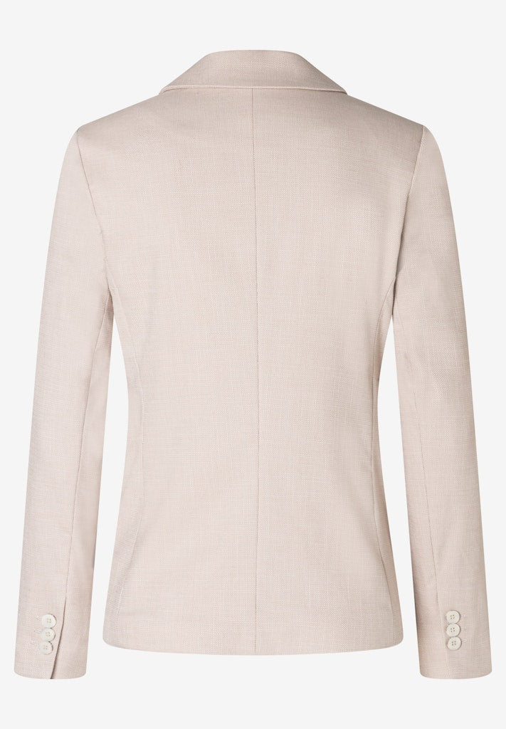 61816405 MORE&MORE - Melange Structure Blazer 2214 powder beige melange