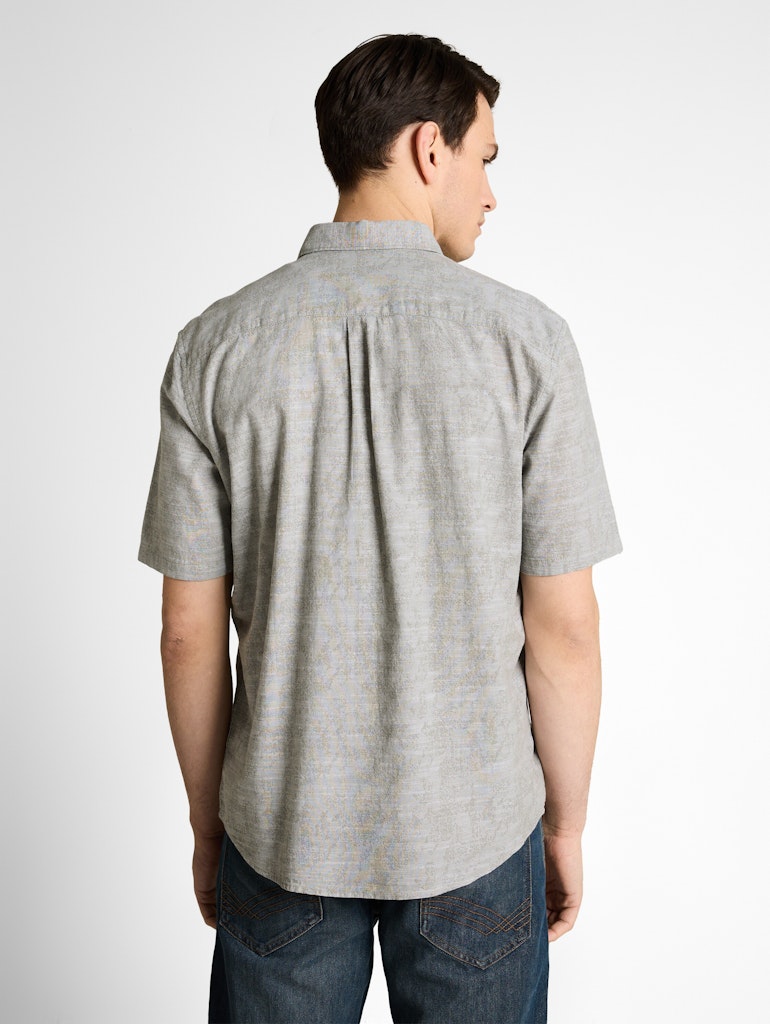 1049592 TOM TAILOR men - Hemd 39660 greyish olive tonal design