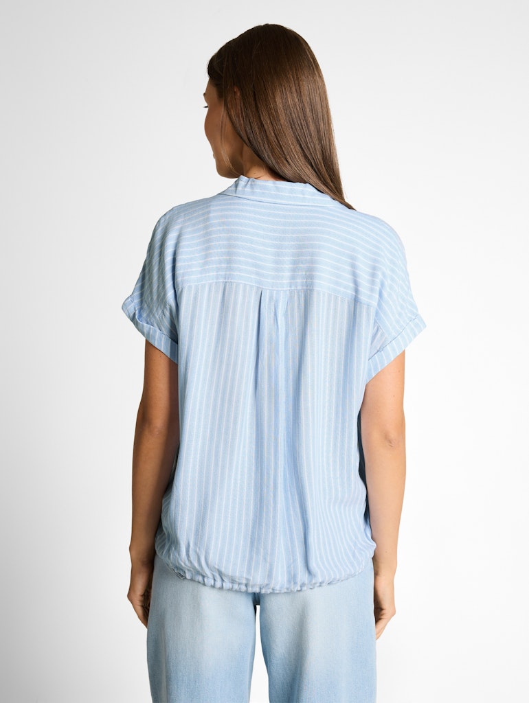 1049797 TOM TAILOR wmn - Bluse 39659 blue white stripe