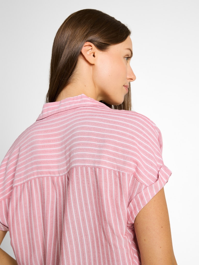 1049797 TOM TAILOR wmn - Bluse 39663 cozy pink white stripe