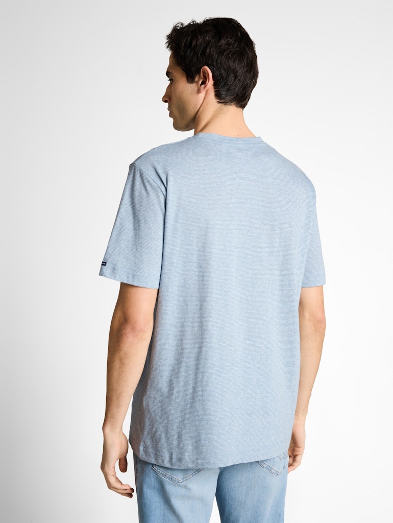 1050180 TOM TAILOR men - T-Shirt 39860 blue
