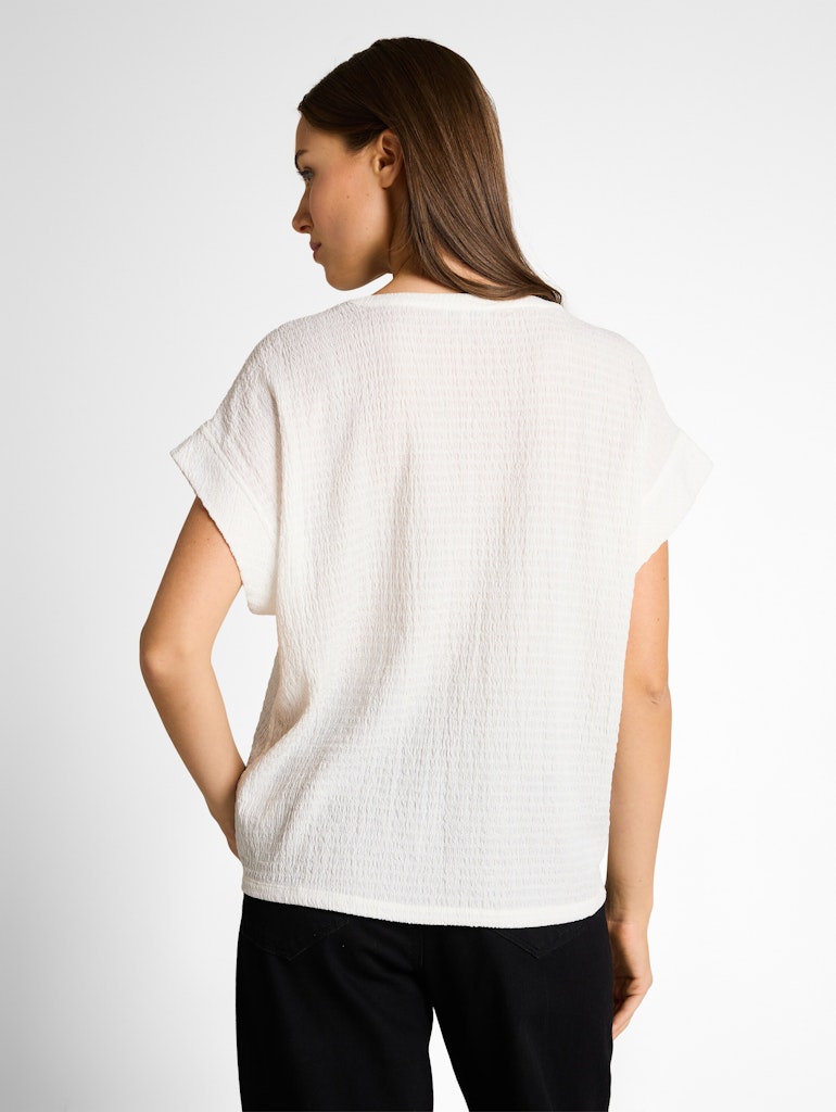 1050841 TOM TAILOR wmn - T-Shirt 10315 offwhite