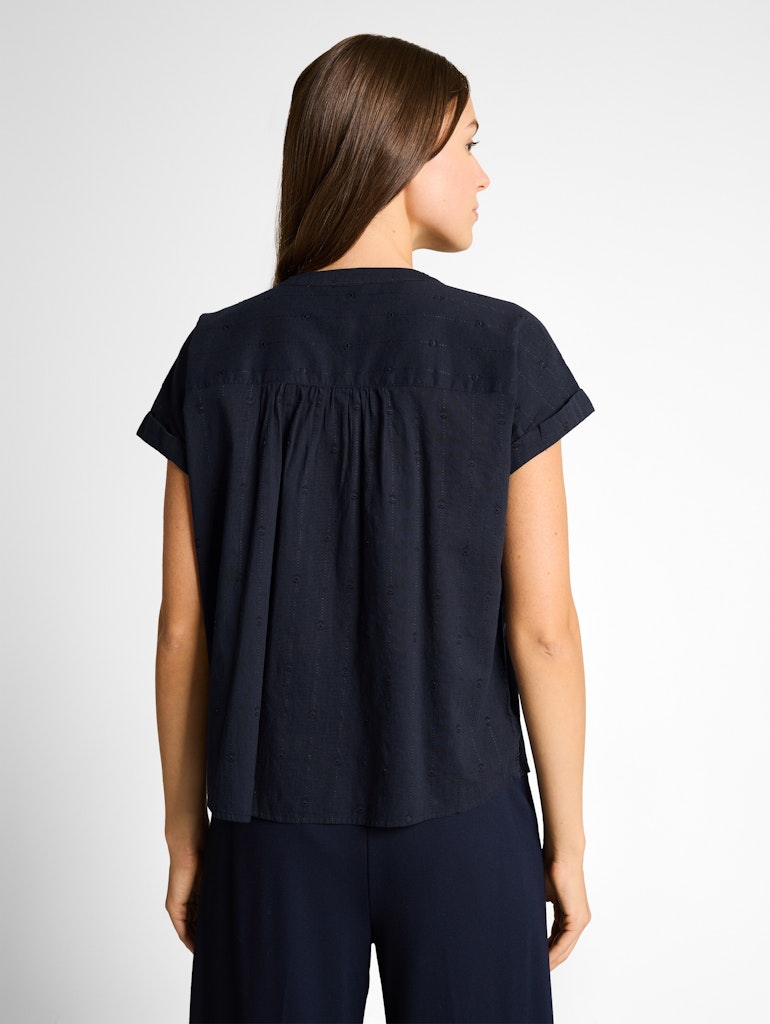 1049807 TOM TAILOR wmn - Loose Fit Bluse 10668 sky captain blue