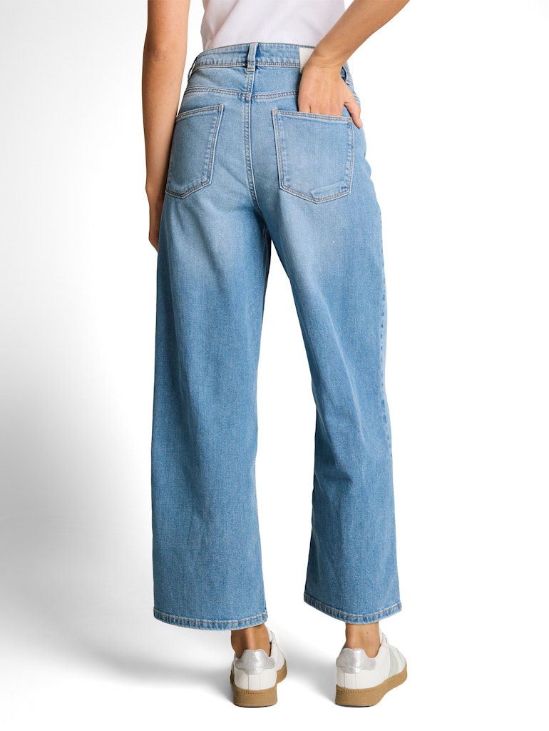 1050399 TOM TAILOR wmn - TTNELMA CULOTTE Jeans 10112 clean light stone blue denim