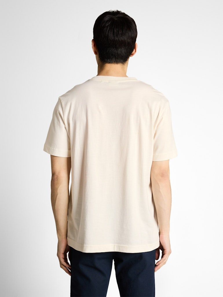 1050582 TOM TAILOR men - T-Shirt 10348 offwhite