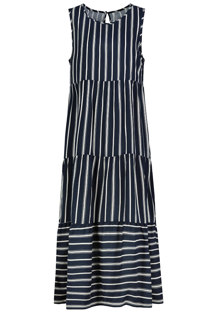 D73771AG30435C AUTHENTIC STYLE wmn - Kleid mit Volants 19400 night navy