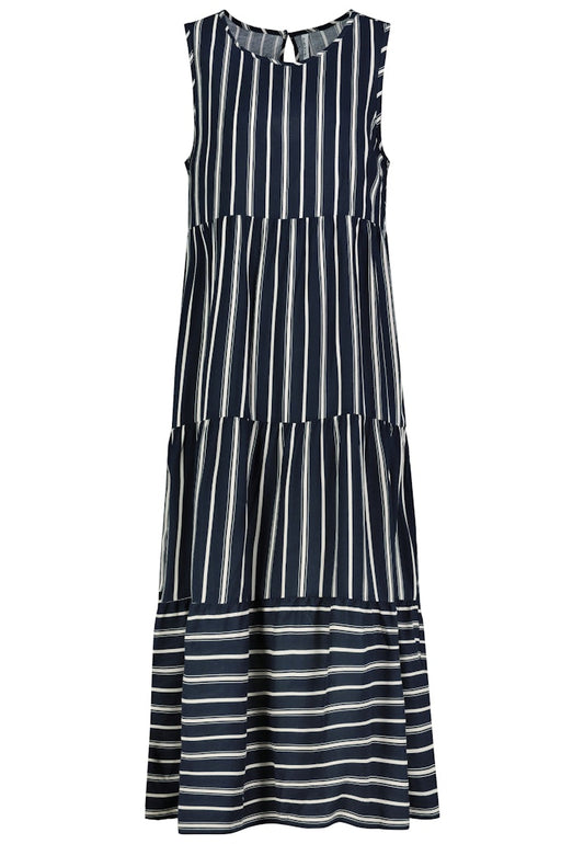 D73771AG30435C AUTHENTIC STYLE wmn - Kleid mit Volants 19400 night navy