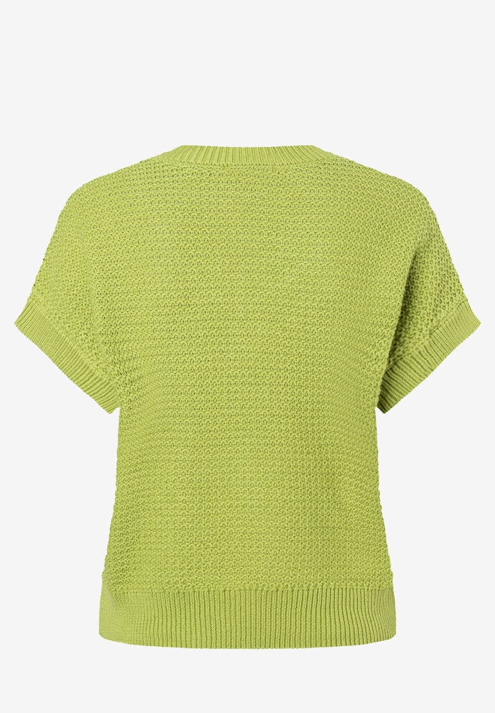 61031020 MORE&MORE - V-Neck Pullover 0603 pistachio