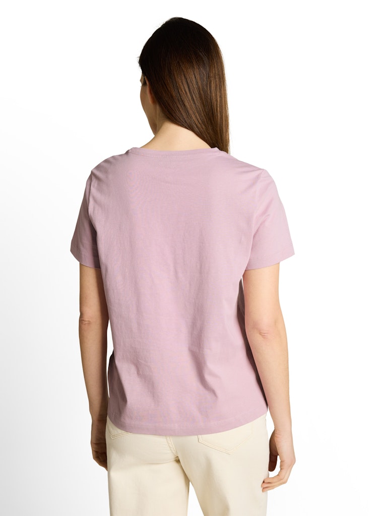1050414 TOM TAILOR wmn - T-Shirt 36847 light elderberry