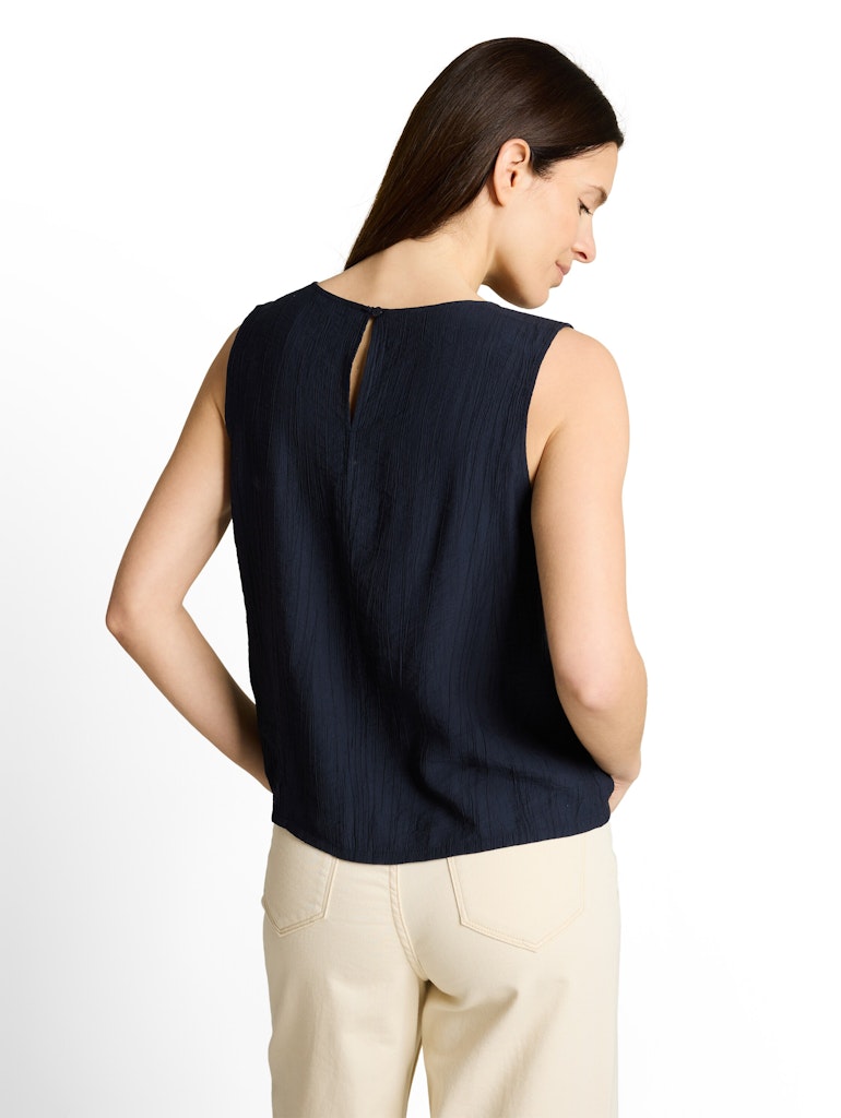 1049815 TOM TAILOR wmn - Blusentop 10668 sky captain blue